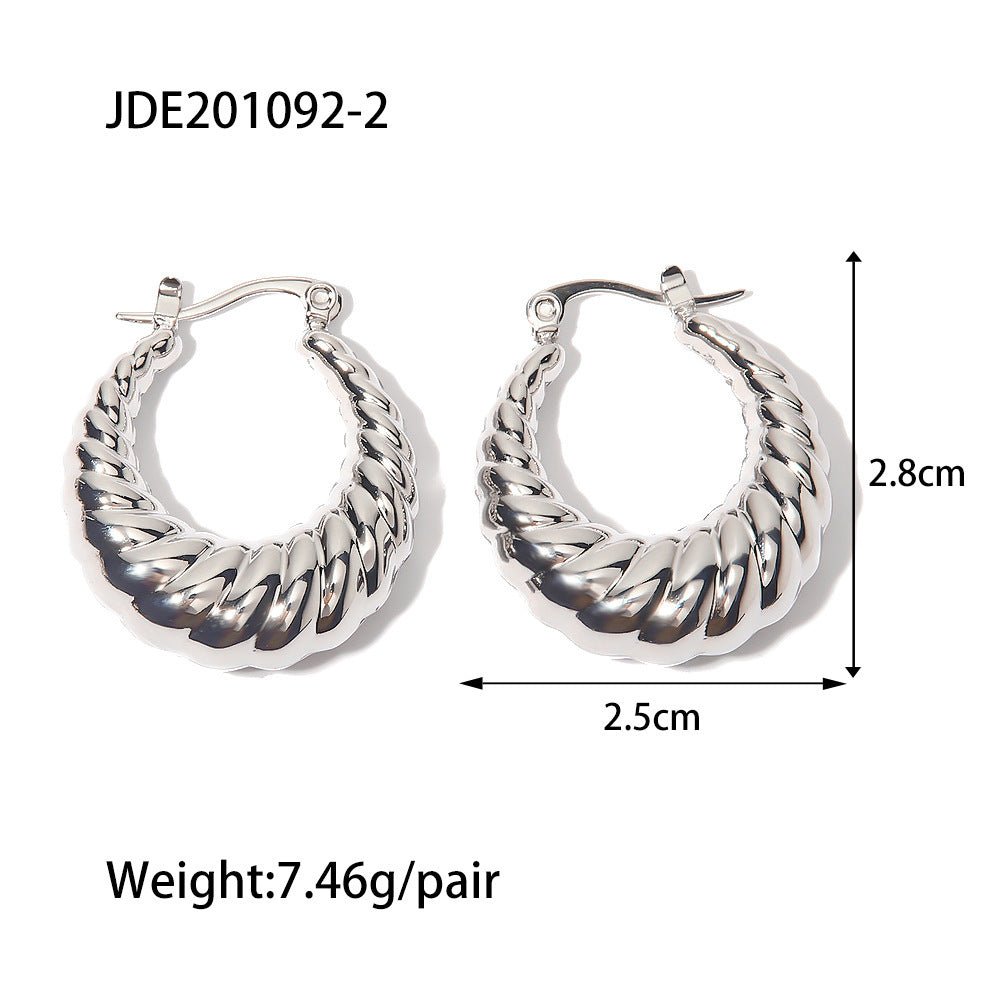 Silver Hoop Earrings