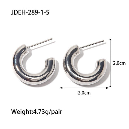 Silver Hoop Earrings