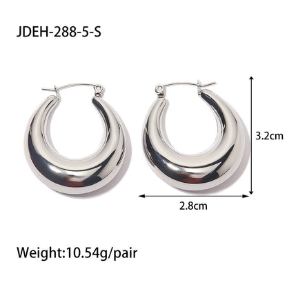 Silver Hoop Earrings