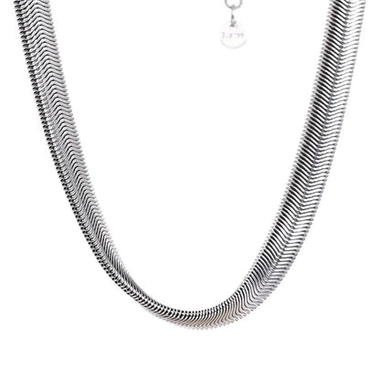 Silver Snake Chain Necklace