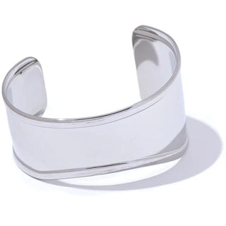 Silver Wide Cuff - Mabel Love Co - Bracelets