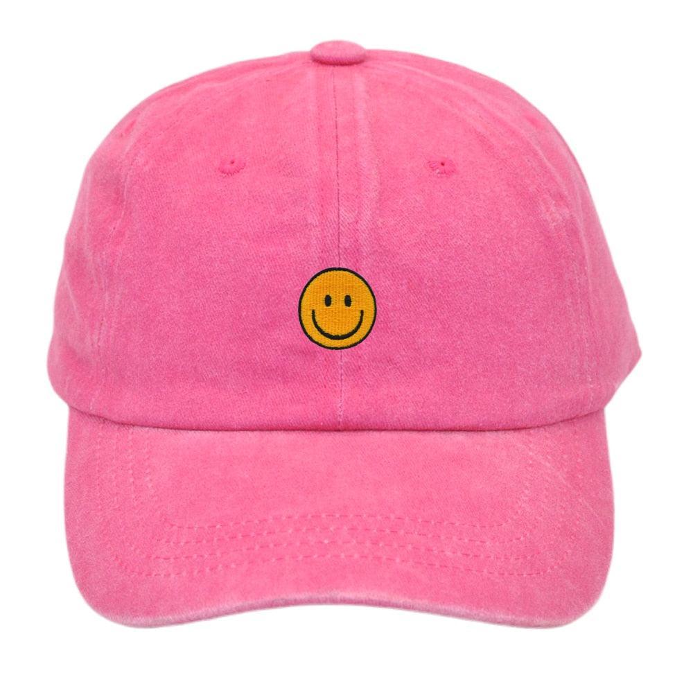 Smiley Baseball Cap Embroider