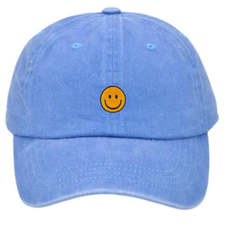 Smiley Baseball Cap Embroider - Mabel Love Co - Handbags