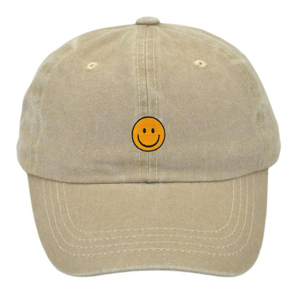 Smiley Baseball Cap Embroider