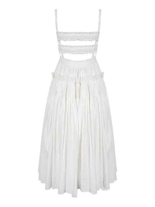 Smocked Long Dress
