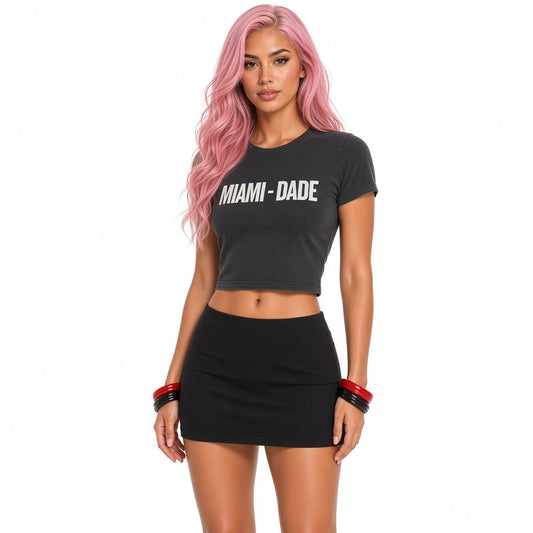 Miami Dade Crop Top — close-up