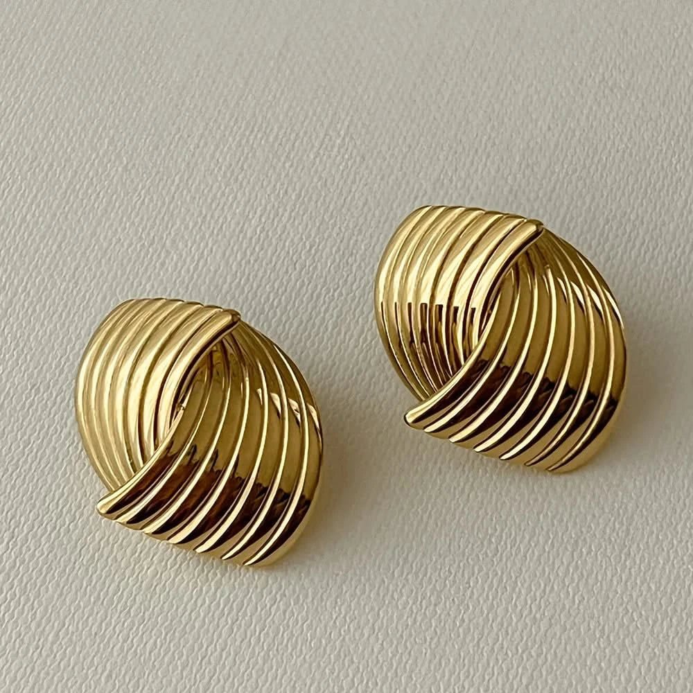 Sophie Gold Stud Earrings