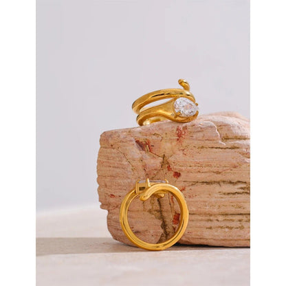 Spiral Gold Ring