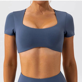 Square Crop top - Mabel Love Co - Active top