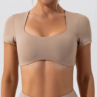 Square Crop top - Mabel Love Co - Active top