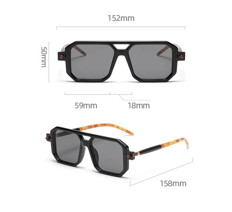 Square Grandpa Sunglasses