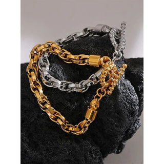 Stainless Steel Link Chain Bracelet - Mabel Love Co - Bracelets