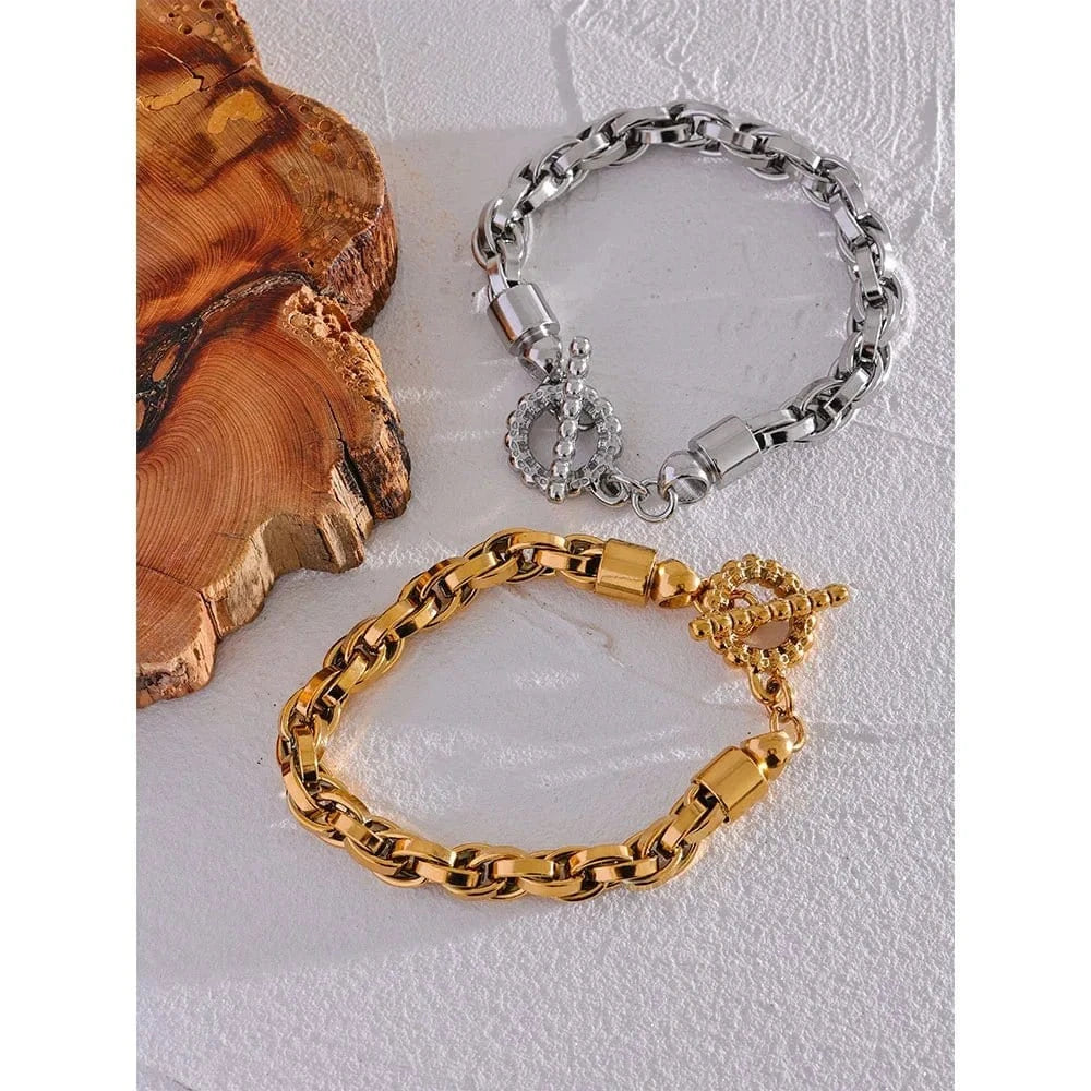 Stainless Steel Link Chain Bracelet