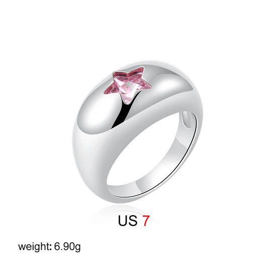 star dome shaped rings