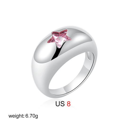 star dome shaped rings
