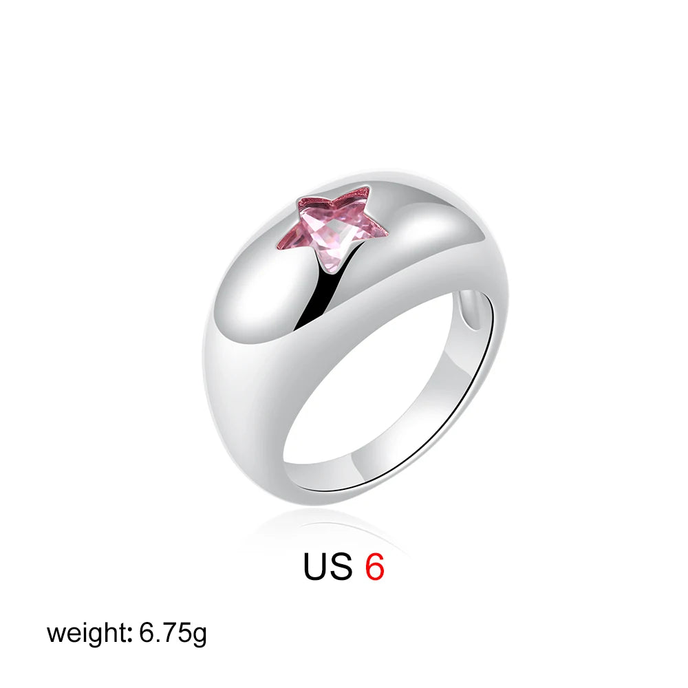 star dome shaped rings