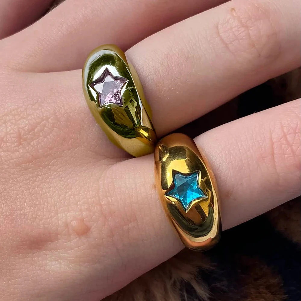 star dome shaped rings