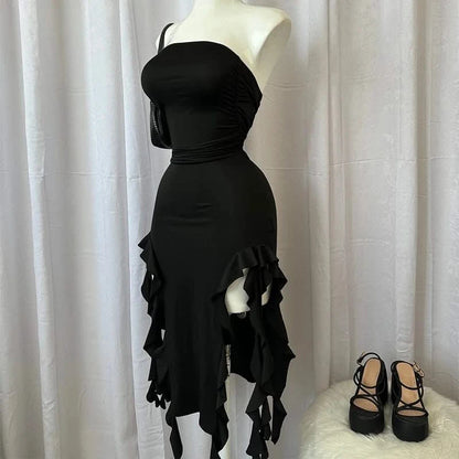 Strapless Double Slit Dress | Mabel Love Co. Strapless Double Slit Dress | Mabel Love Co.