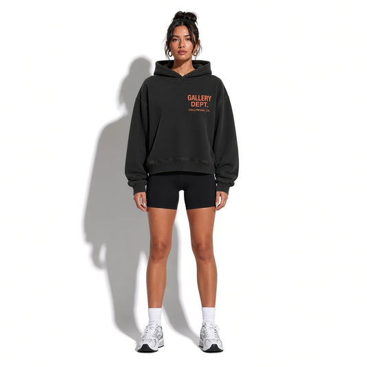 Sunfade Boxy Hoodie — front