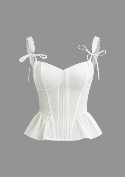 Sweetheart Ribbon Corset Top