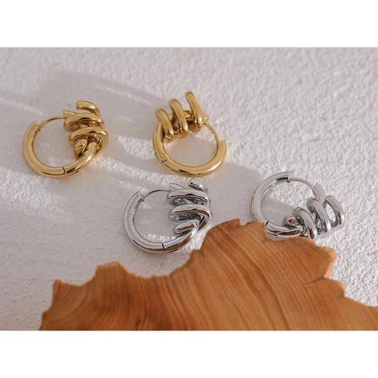 Swirls Hoop Earrings