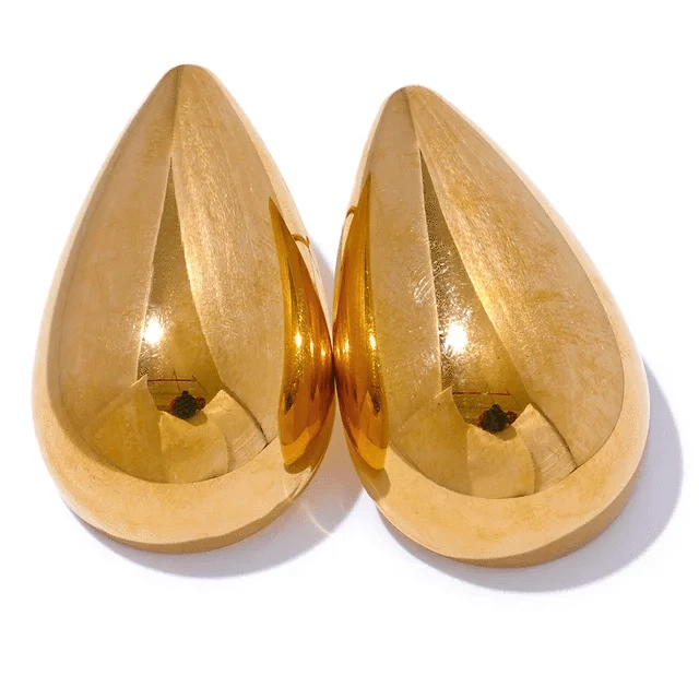 Teardrop Stud Earrings