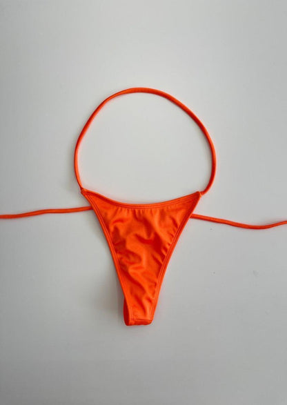 Tie Me Tanga Bikini Orange