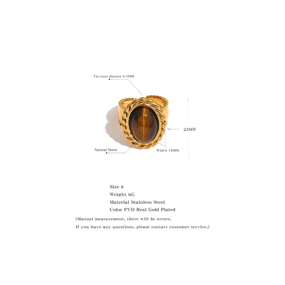 Tiger Stone Ring