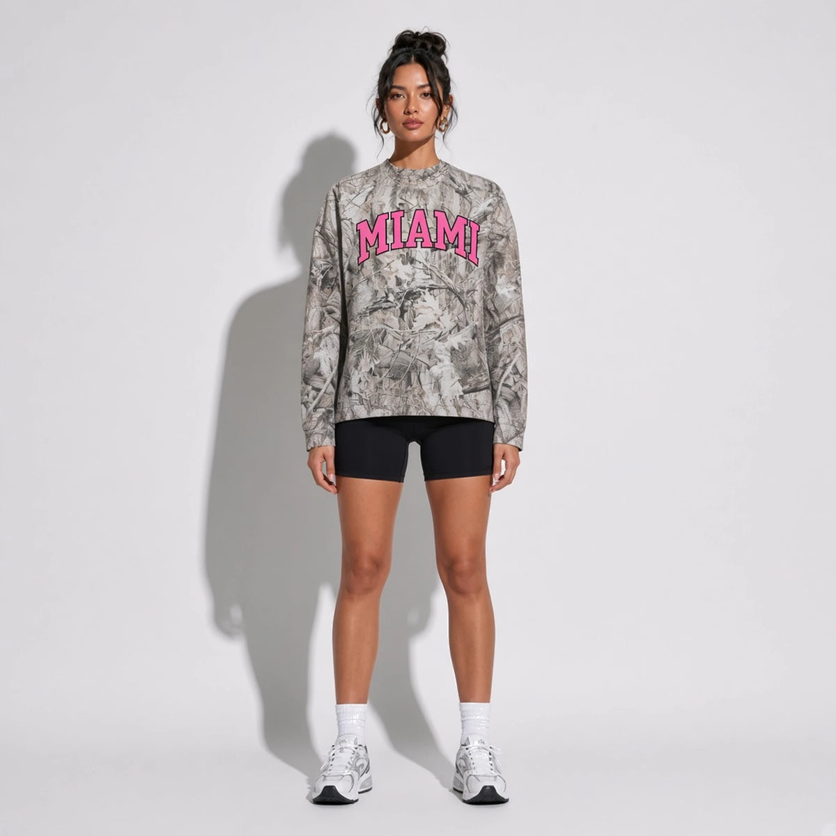 Tree Camo Waffle T-Shirt — front