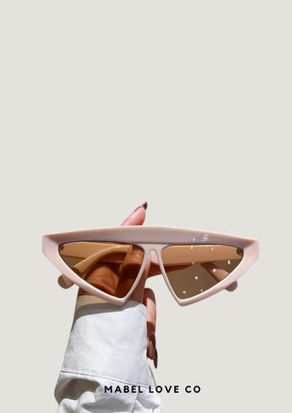 Triangle Futuristic Sunglasses - Mabel Love Co - Sunglasses