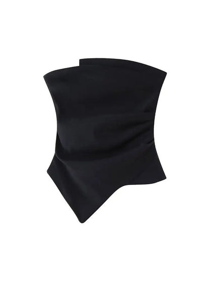 Black Triangle Tube Top