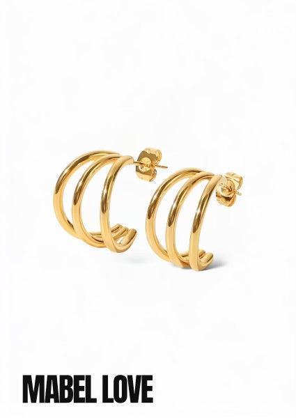 Triple Hoop Earrings