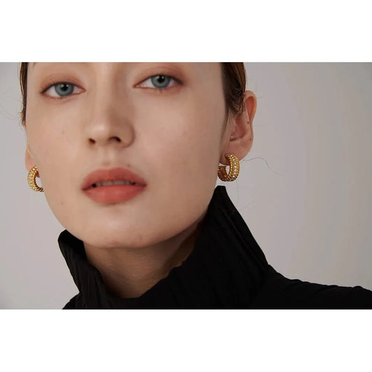 Twist Rope Hoop Earrings