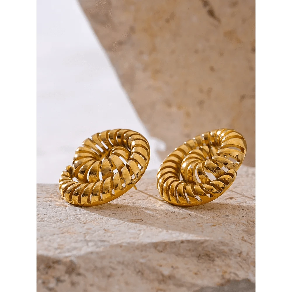 Twisted Stud Earrings