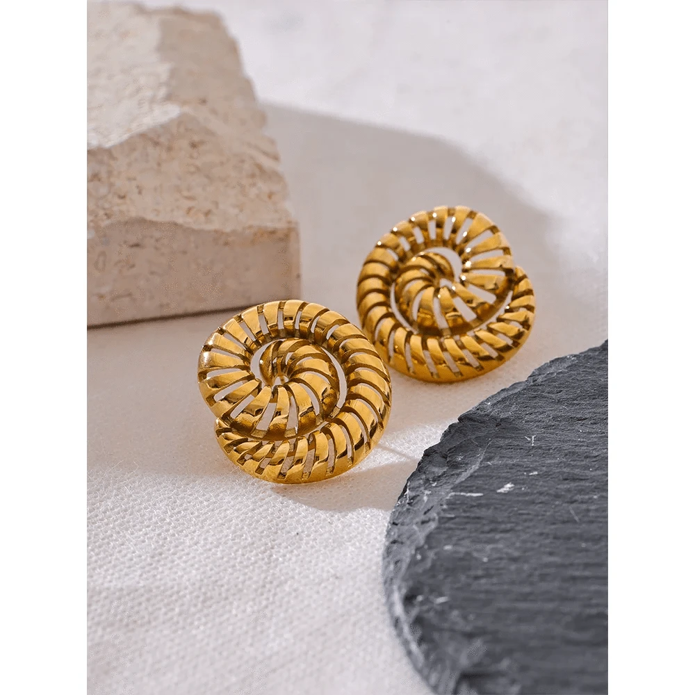 Twisted Stud Earrings