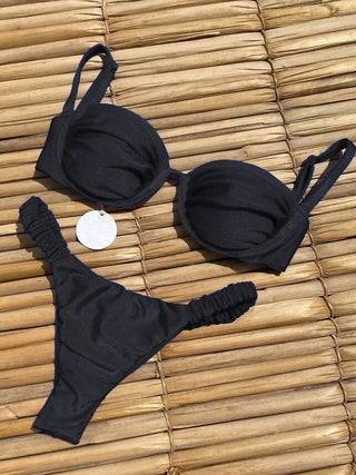 Two - piece push - up bikini swimsuit