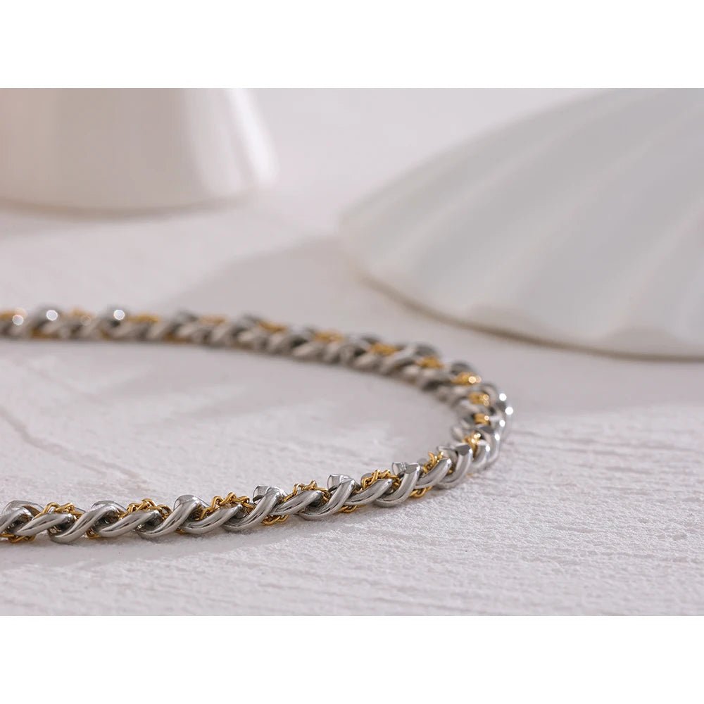 Two Tone Chain Necklace