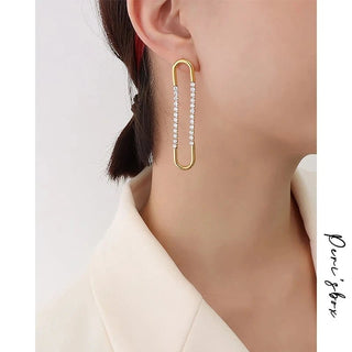 U Shaped Dangle Earring