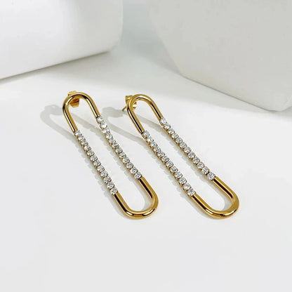 U Shaped Dangle Earring