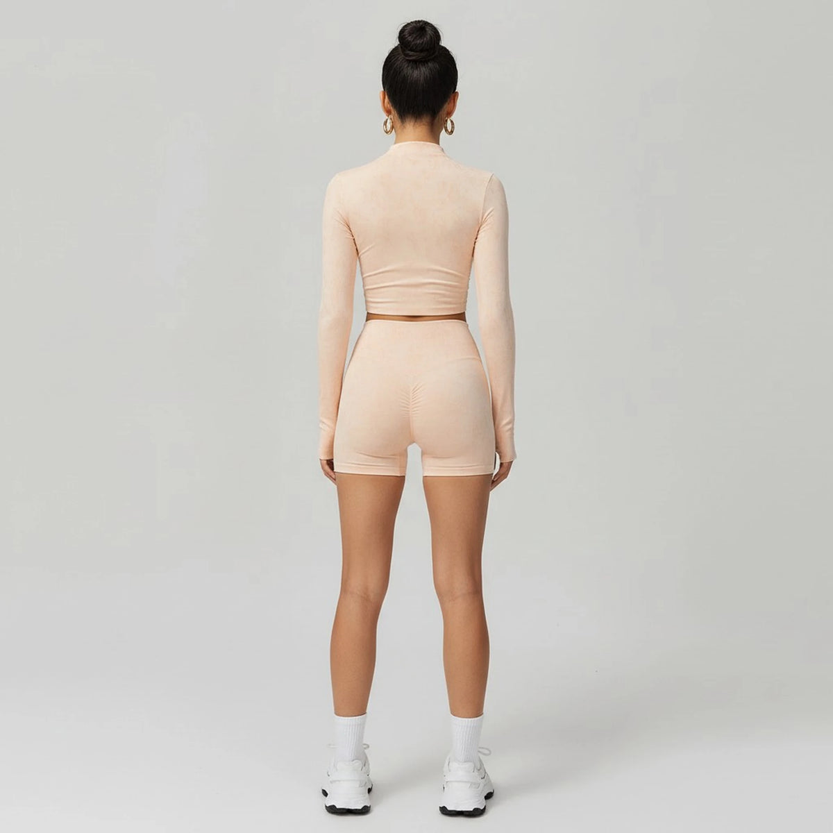 UltraFit Long Sleeve Set — apricot back