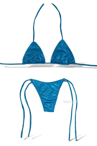 UNICORN 2 PIECE BIKINI BLUE - Mabel Love Co - Swimwear