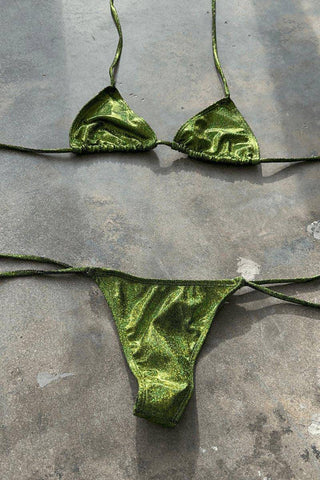 UNICORN 2 PIECE BIKINI GREEN - Mabel Love Co - Swimwear