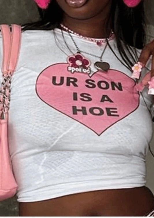 ur son is a hoe graphic tees