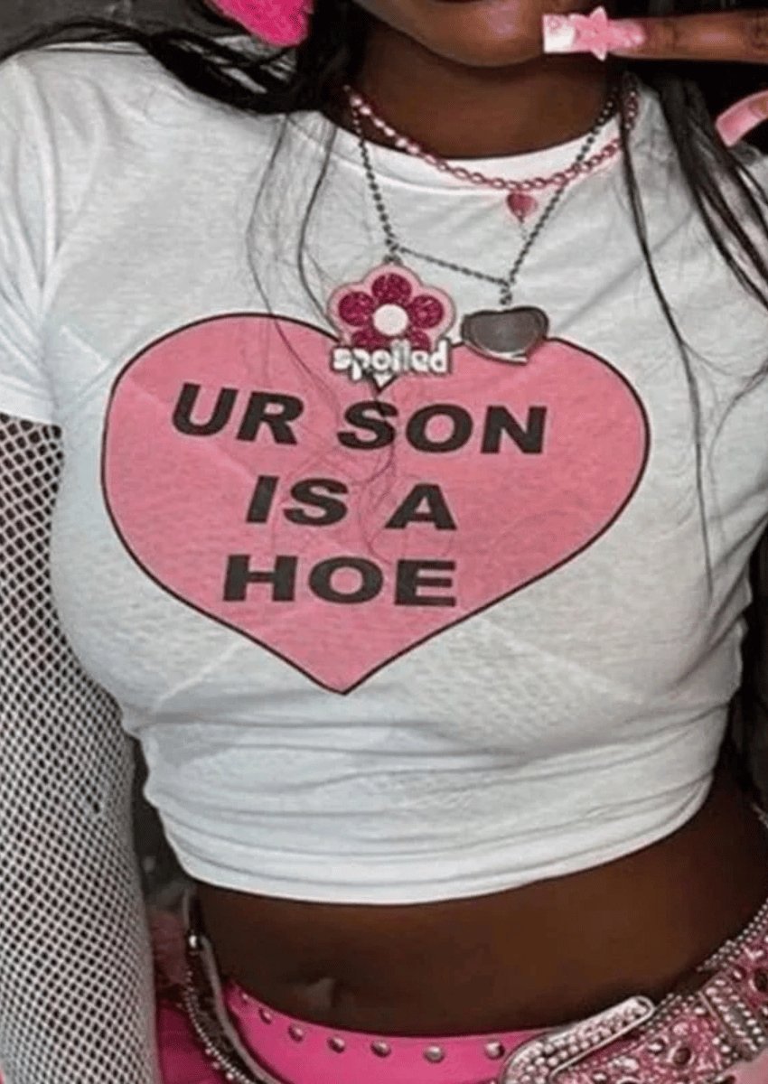 ur son is a hoe graphic tees