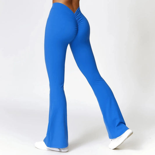 V shapped Flare Leggings