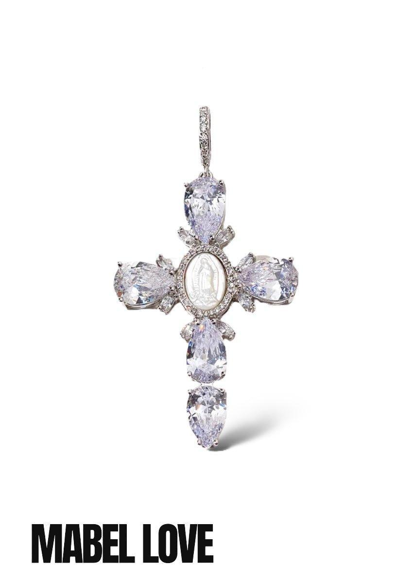 Virgin Mary Cross Necklace, [product type]
