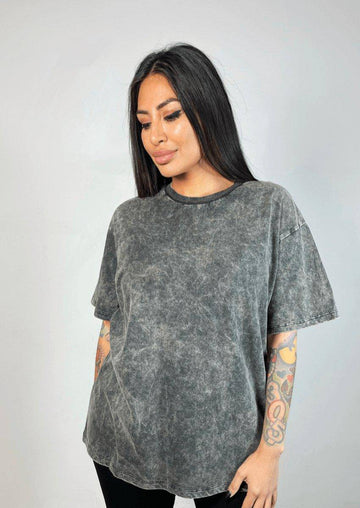 Washed Short Sleeve Top, [product type]
