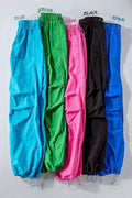 Loose Fit Parachute Pants Black, [product type]