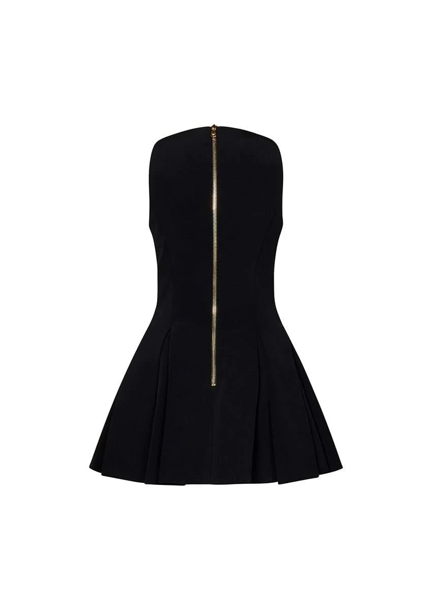Vest Mini Dress | MABEL LOVE Black / S Vest Mini Dress | MABEL LOVE Black / S