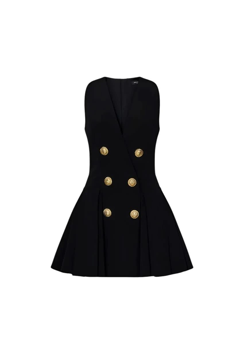 Vest Mini Dress | MABEL LOVE Black / S Vest Mini Dress | MABEL LOVE Black / S